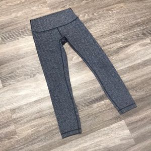 Lululemon Size 6 High Times Herringbone Leggings